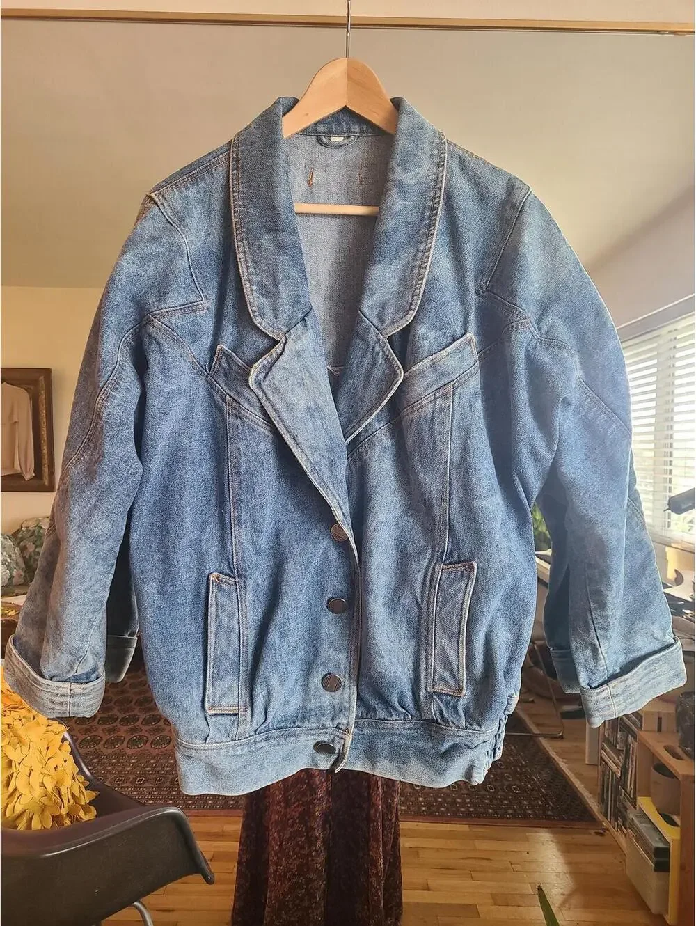 The Kimmy Vintage 80s Jean Jacket L - Picture 8 of 9